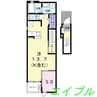 アトリアⅡ 1LDKの間取り