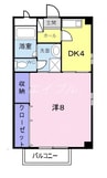 ファミール・ビラＡ 1DKの間取り