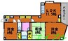 イルサローネ 3LDKの間取り