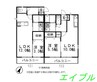アルカ・ソラーレⅠ 1LDKの間取り