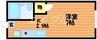 サザリィ川崎 1Kの間取り