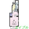 クラール大高Ａ 1Rの間取り