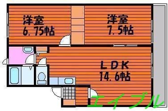 間取図 モントワール　Ｂ