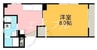 ビュー倉敷 1Kの間取り