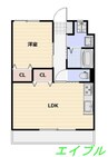 アーバンスタイル 1LDKの間取り