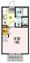 ナウ・ビラージュ 1Kの間取り