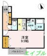 エクレール 1Rの間取り