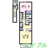 ノーブル飛鳥Ｂ 1LDKの間取り