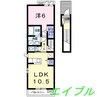 アルヴィータ 1LDKの間取り