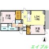 カンパニュラ 2LDKの間取り
