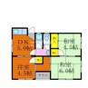 問田借家 3DKの間取り