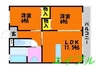 リバティ・アイ 2LDKの間取り