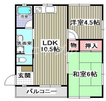 間取図 シャリテホサキ