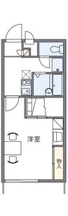 レオパレス西市　Ａ棟 1Kの間取り