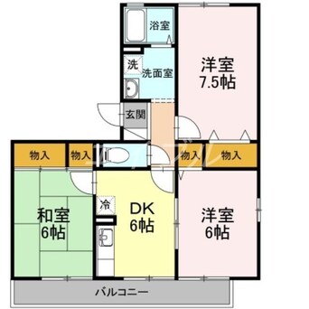 間取図 ファミーユ・ヴィラ　Ｂ棟