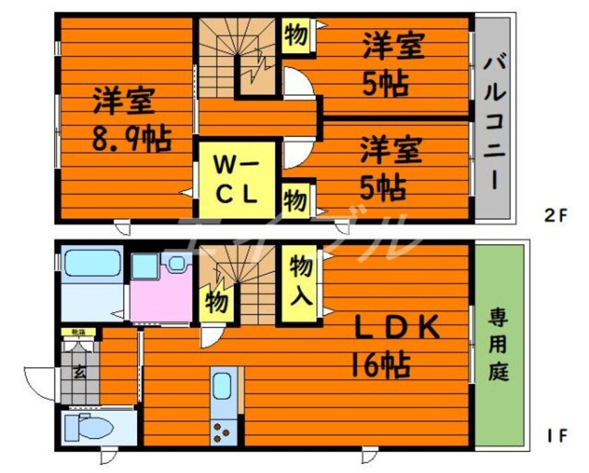 間取図 サンメゾン