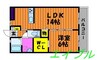 ソニート 1LDKの間取り