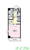 ニューメゾン森安 1Kの間取り
