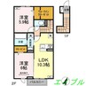 プラントC 2LDKの間取り