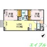 HOPE　LODGE　K 2LDKの間取り