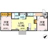 HOPE　LODGE　K 2LDKの間取り