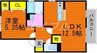 アセーボ 1LDKの間取り