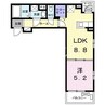 シェーネパルクⅢ 1LDKの間取り