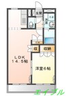 フェアリー壱の口Ｃ 1LDKの間取り