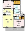 レジリエンス 2LDKの間取り