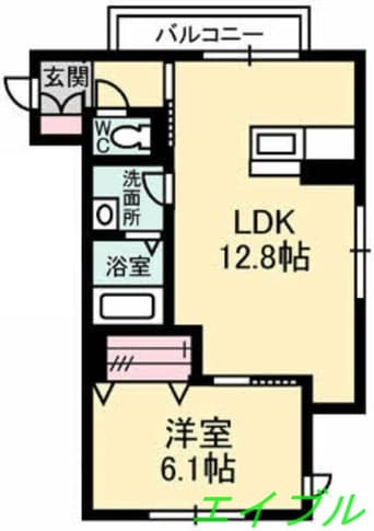 間取図 プロヌーブ大福