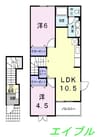 ピュアハウス 2LDKの間取り
