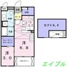 カーサ　スウィート 1DKの間取り