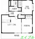 フォブール近藤Cの間取図