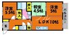 リベル赤崎 3LDKの間取り