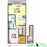 エルドール 1LDKの間取り