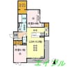 ガーデン　ラピッズ　 2LDKの間取り