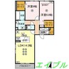 ガーデン　ラピッズ　 2LDKの間取り