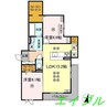 ガーデン　ラピッズ　 2LDKの間取り