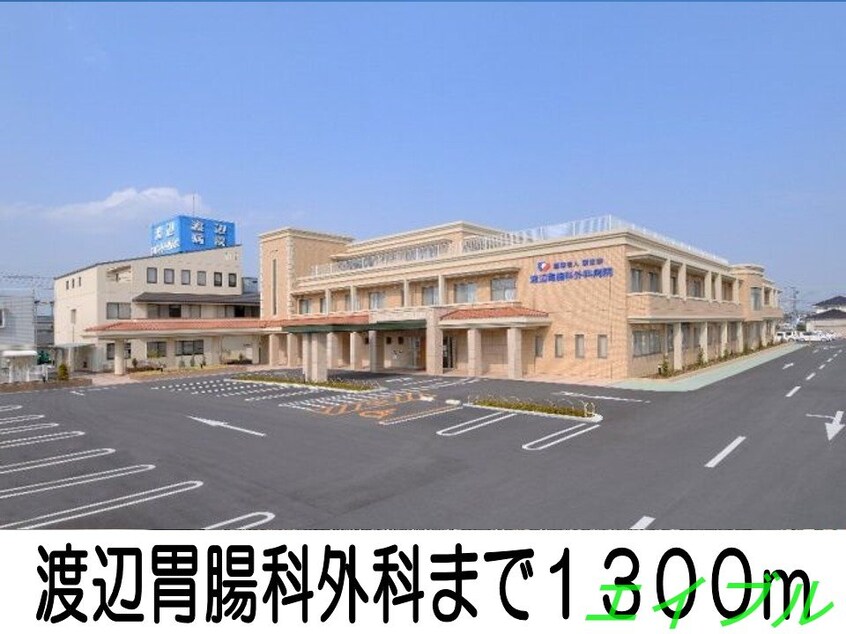 渡辺胃腸科外科(病院)まで1300m サンセベリア