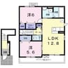 メゾンドＴＯＫＩＷＡ 2LDKの間取り