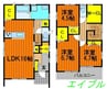 北区田中戸建て 3LDKの間取り