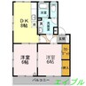 レコルト福田　Ⅱ 2DKの間取り