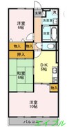 アーバンライフ千鳥 3DKの間取り
