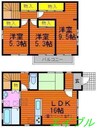 SIMPLE 3LDKの間取り