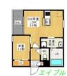 REGALEST奥田南 1LDKの間取り