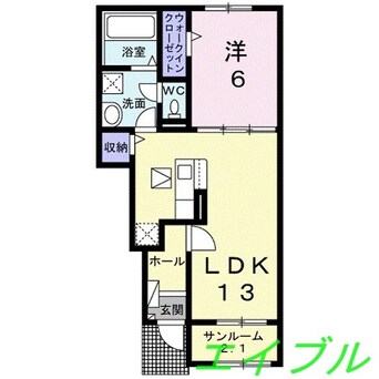 間取図 ノイシュタットエビス　Ⅱ