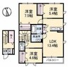 ベルブランシュ 3LDKの間取り