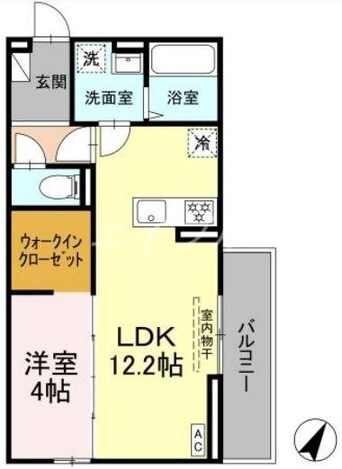 間取図 （仮）D-room浜ノ茶屋