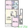 アゴーラ　Ｂ棟 2LDKの間取り