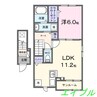 アゴーラ　Ａ棟 1LDKの間取り